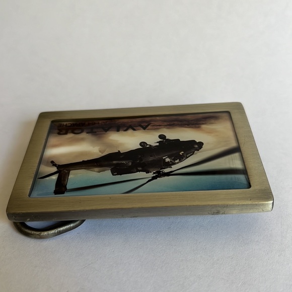 Aviator AH-64 Apache Aircraft Belt Buckle - Picture 6 of 9